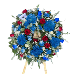 Corona Premium en Rosas Azules