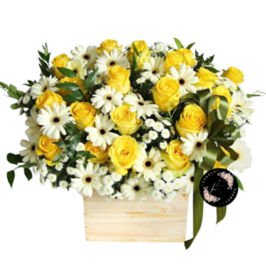 Arreglo en Rosas Amarillas